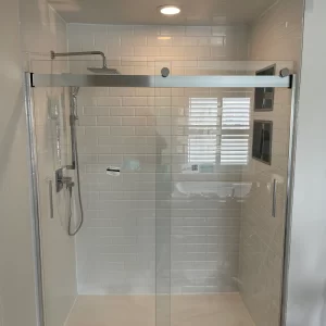 bathroom shower glass doors