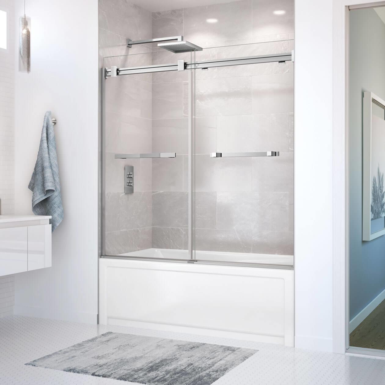 shower in bathroom