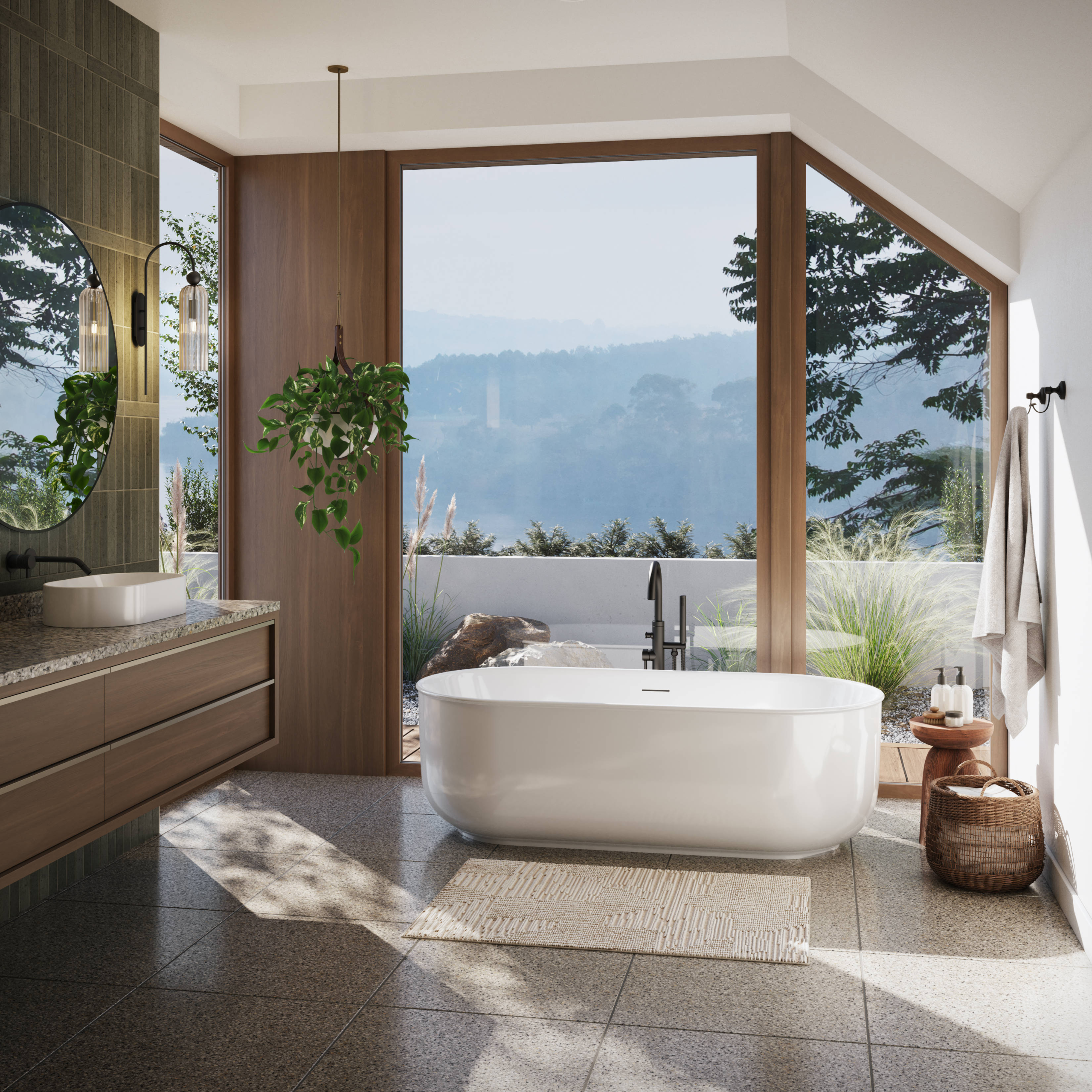 bathroom tub