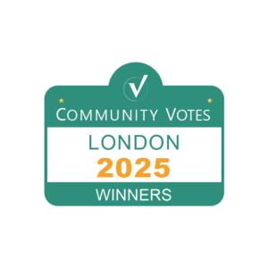 Award badge: Community Votes 2025 winner.