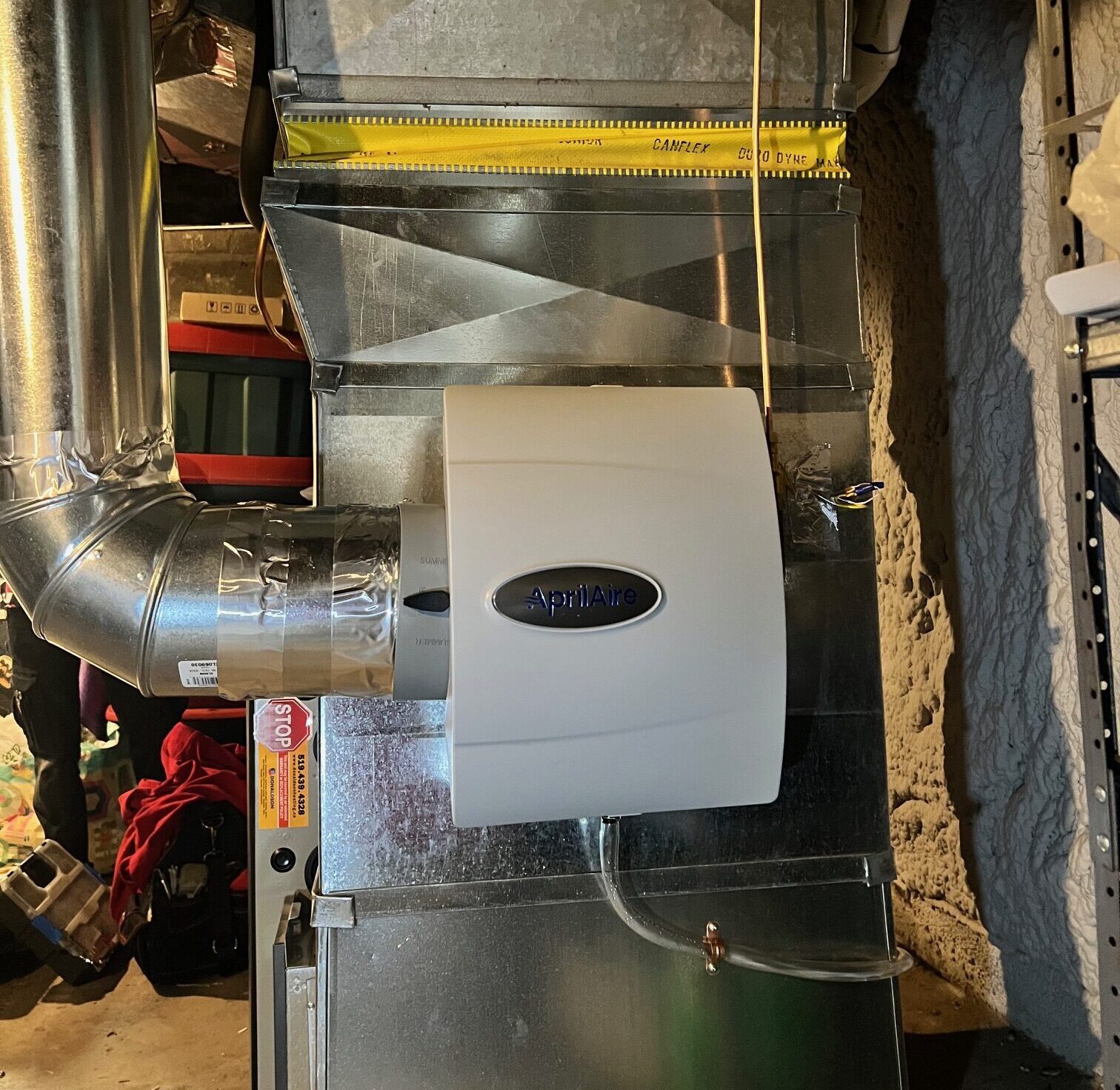 AprilAire-600M Unit Installed