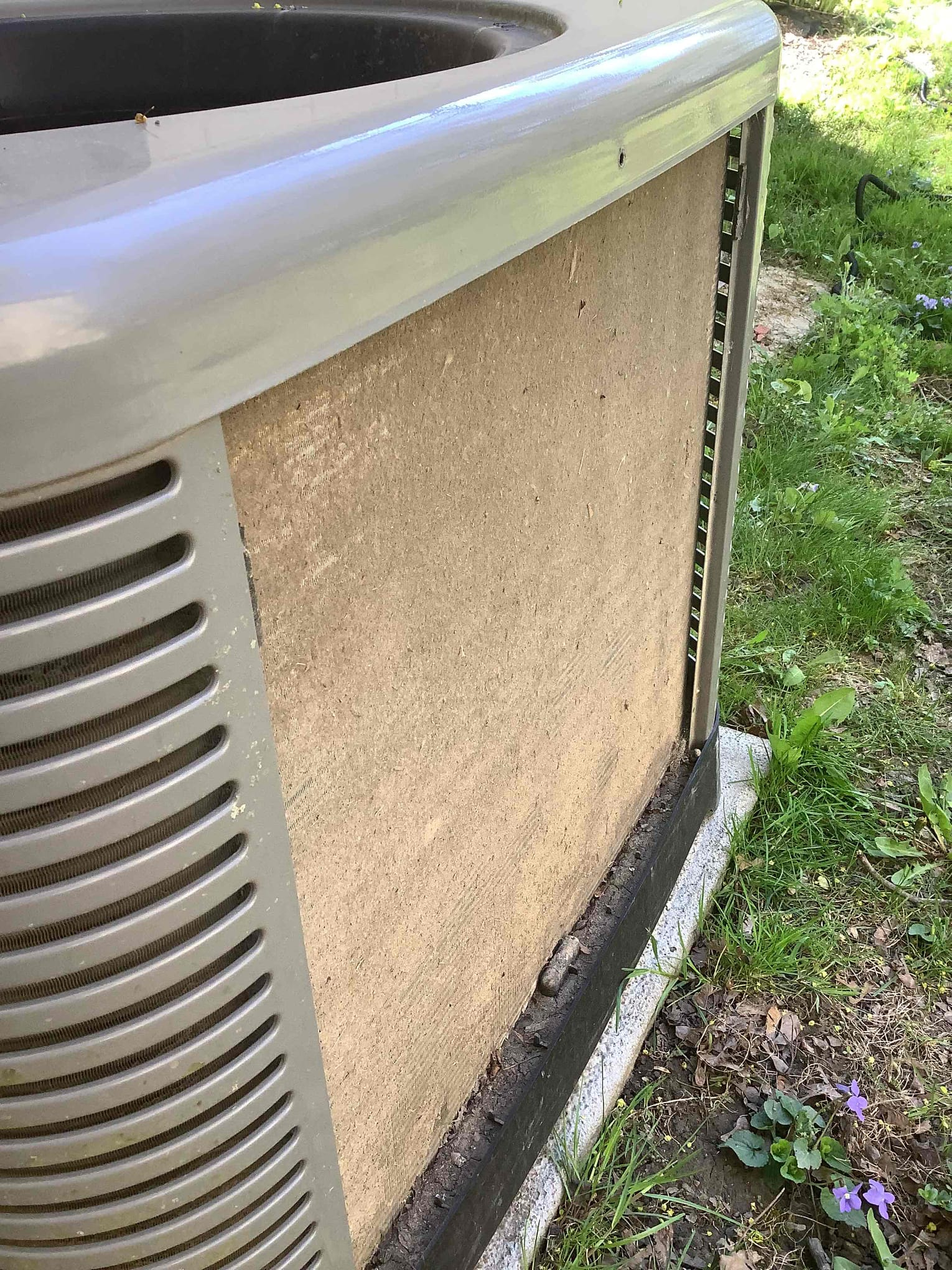 Dirty-AC-Coils before AC Maintenance AC Maintenance dirty coils before Donaldson cleaning